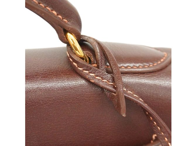 Hermès Zaino Hermes Kelly Ad GM Veau Gulliver Marrone - vista 12