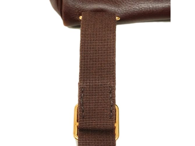 Hermès Zaino Hermes Kelly Ad GM Veau Gulliver Marrone - vista 9