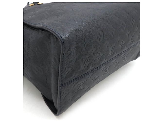 Borsa tote Lumineuse PM in Monogram Empreinte Louis Vuitton Blu navy - vista 4