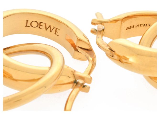 Loewe Anagram Asymmetrical Drop Earrings - view 4