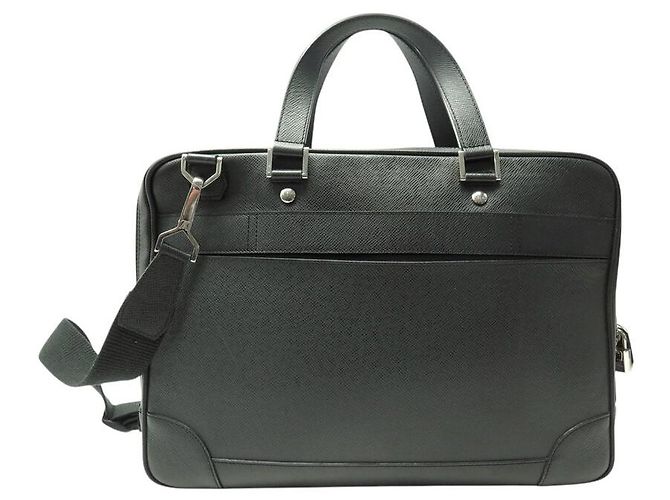 BORSA DOCUMENTI DA VIAGGIO LOUIS VUITTON PM IN PELLE TAIGA CON TRACOLLA Grigio antracite - vista 2
