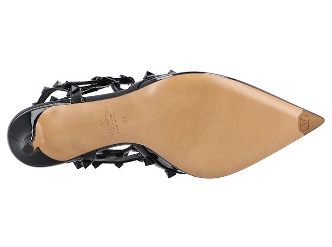 Valentino Garavani Valentino Lackleder Sandaletten - Ansicht 4