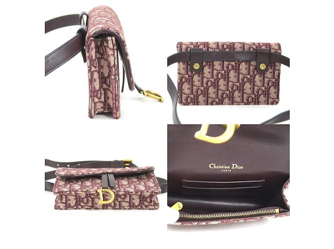 Marsupio Bordeaux Christian Dior Bordò - vista 2