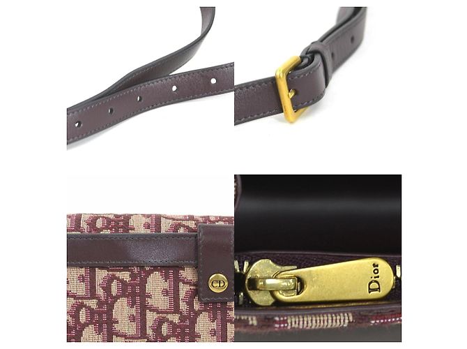 Marsupio Bordeaux Christian Dior Bordò - vista 4