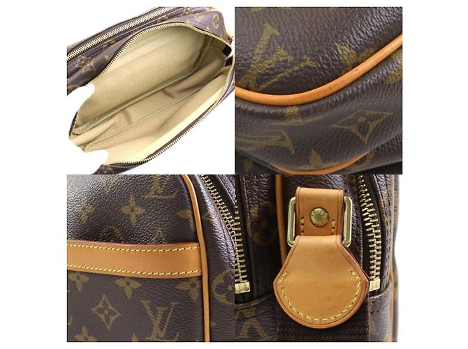 Borsa a Spalla Monogram Louis Vuitton Marrone - vista 3