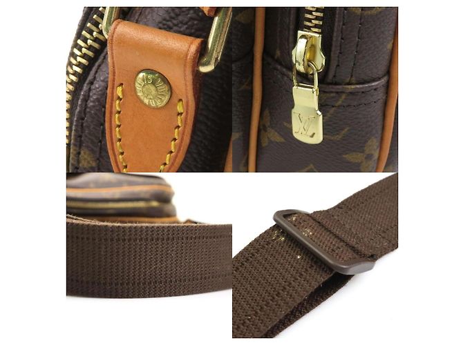 Borsa a Spalla Monogram Louis Vuitton Marrone - vista 4