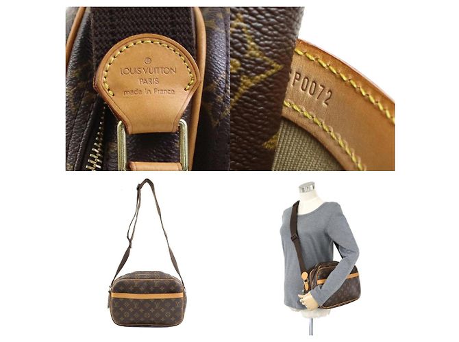 Borsa a Spalla Monogram Louis Vuitton Marrone - vista 5