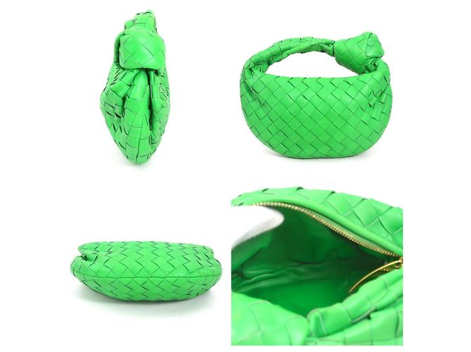 Jodie Borsa Mini Jody di Bottega Veneta Verde - vista 2