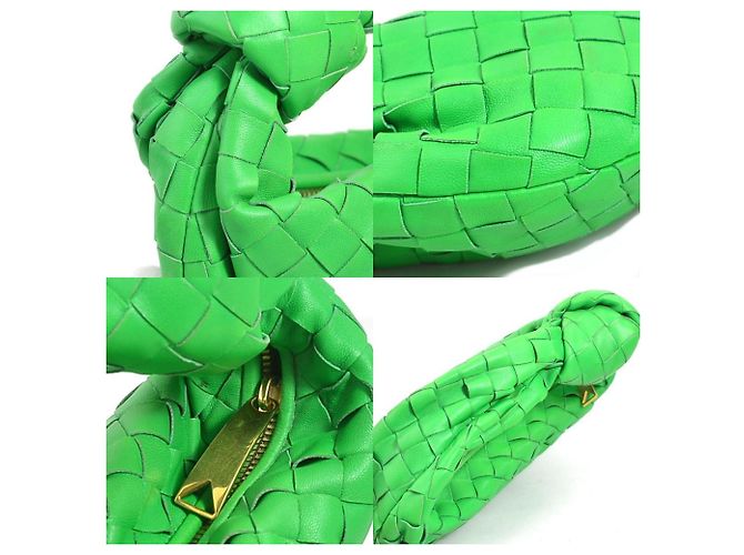 Jodie Borsa Mini Jody di Bottega Veneta Verde - vista 3
