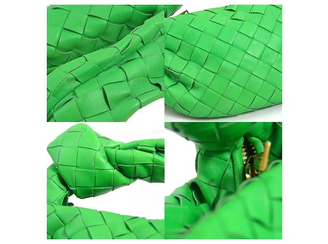 Jodie Borsa Mini Jody di Bottega Veneta Verde - vista 4