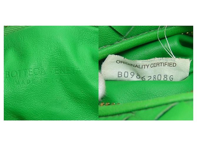 Jodie Borsa Mini Jody di Bottega Veneta Verde - vista 5
