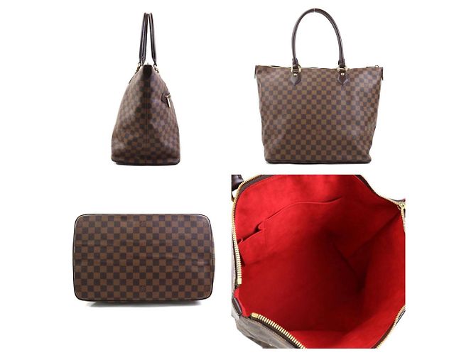 Borsa a Spalla Louis Vuitton Damier Saleya GM Damier ebene - vista 2