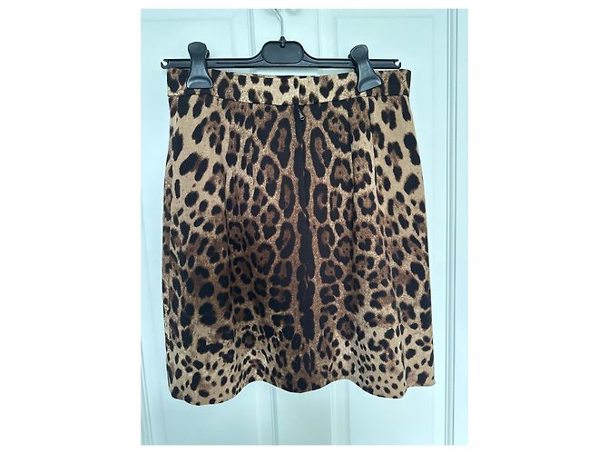 Falda de estampado de leopardo Dolce & Gabbana - vista 3