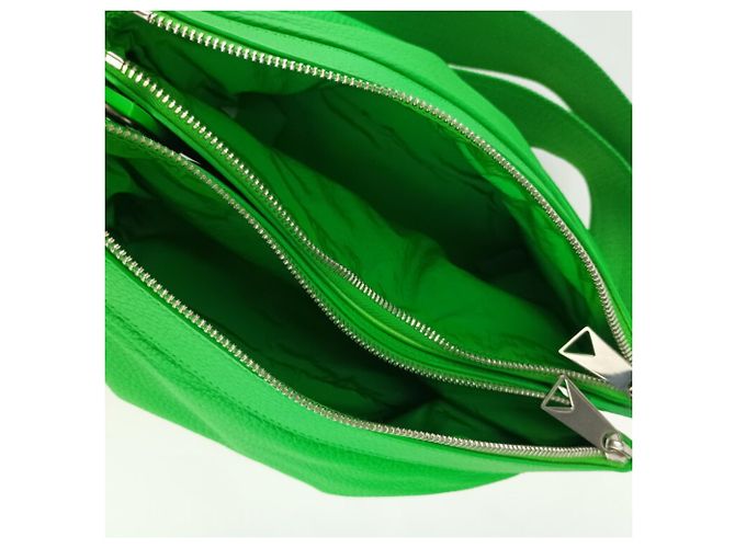 Borsa a tracolla classica Pillow di Bottega Veneta Verde - vista 7