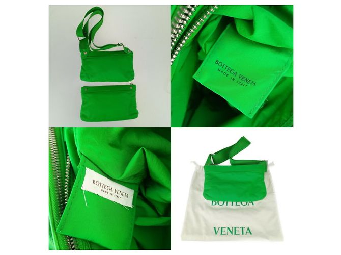 Borsa a tracolla classica Pillow di Bottega Veneta Verde - vista 9