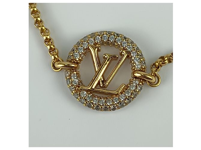 Bracciale charm Louis Vuitton D'oro - vista 4