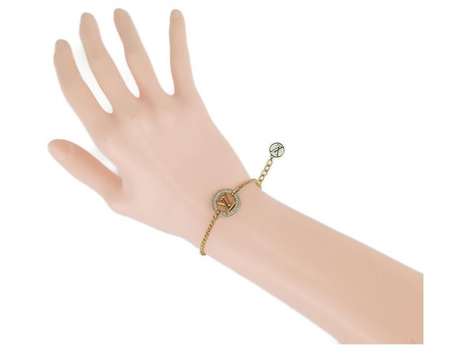 Bracciale charm Louis Vuitton D'oro - vista 7