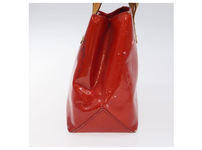 LOUIS VUITTON Monogram Vernis Reade PM Borsa a Mano Rossa M91088 LV Auth 120043 Rosso - vista 4