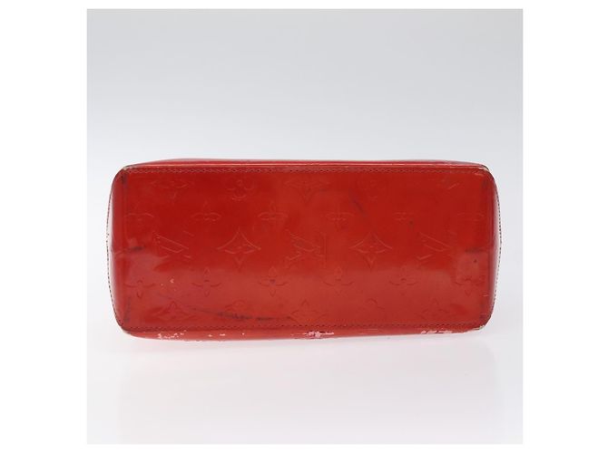 LOUIS VUITTON Monogram Vernis Reade PM Borsa a Mano Rossa M91088 LV Auth 120043 Rosso - vista 5
