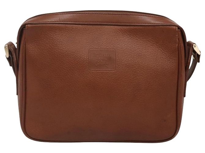 Autre Marque Borsa a Spalla Burberrys in Pelle Marrone Oro Auth ep8702 D'oro - vista 13