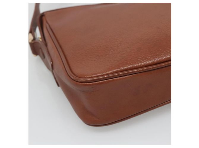 Autre Marque Borsa a Spalla Burberrys in Pelle Marrone Oro Auth ep8702 D'oro - vista 14