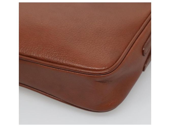 Autre Marque Borsa a Spalla Burberrys in Pelle Marrone Oro Auth ep8702 D'oro - vista 15