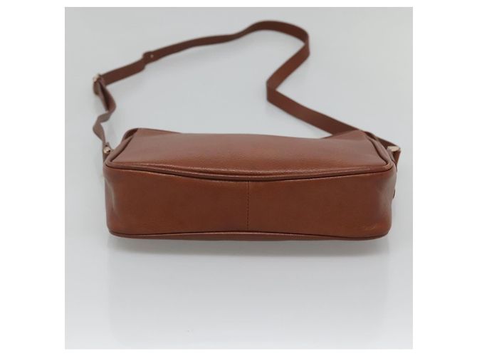 Autre Marque Borsa a Spalla Burberrys in Pelle Marrone Oro Auth ep8702 D'oro - vista 5