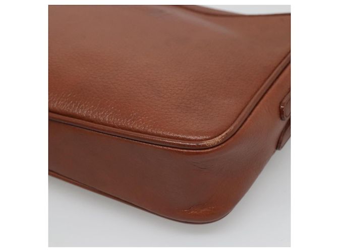 Autre Marque Borsa a Spalla Burberrys in Pelle Marrone Oro Auth ep8702 D'oro - vista 9