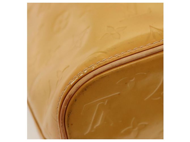 LOUIS VUITTON Monogram Vernis Borsa a Mano Houston Beige M91004 LV Auth 116324 - vista 16