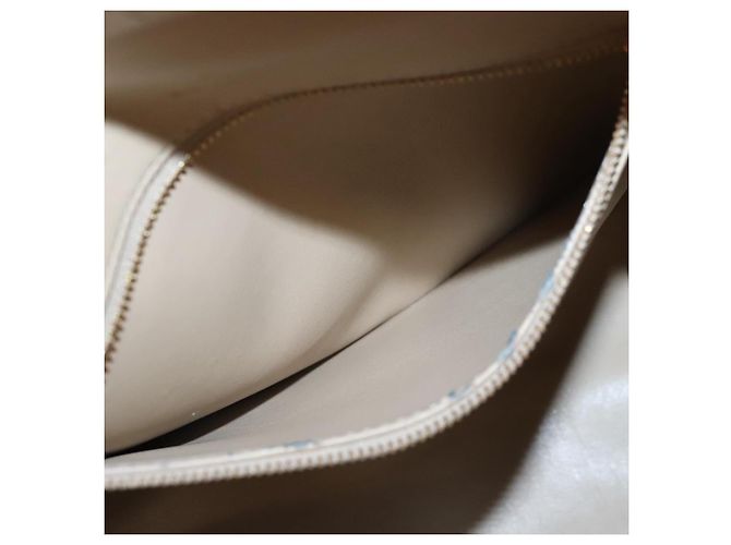LOUIS VUITTON Monogram Vernis Borsa a Mano Houston Beige M91004 LV Auth 116324 - vista 22