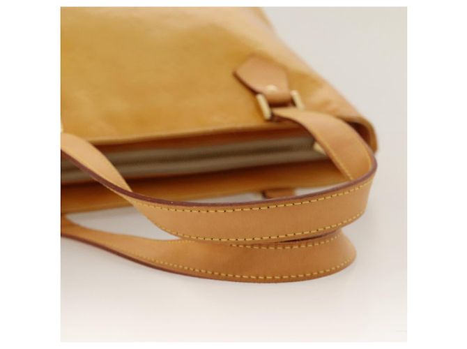 LOUIS VUITTON Monogram Vernis Borsa a Mano Houston Beige M91004 LV Auth 116324 - vista 7