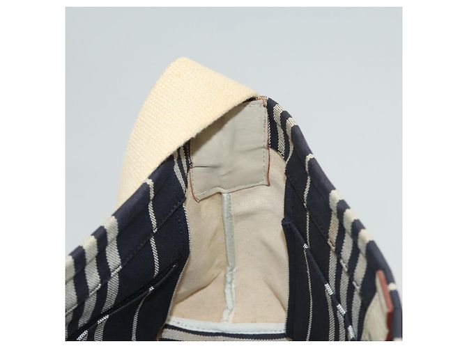 Bolso de Hombro Burberry de Lona Azul Marino Plata Auténtico ti2969 - vista 18