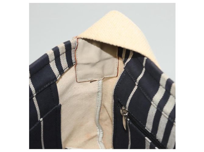Bolso de Hombro Burberry de Lona Azul Marino Plata Auténtico ti2969 - vista 19