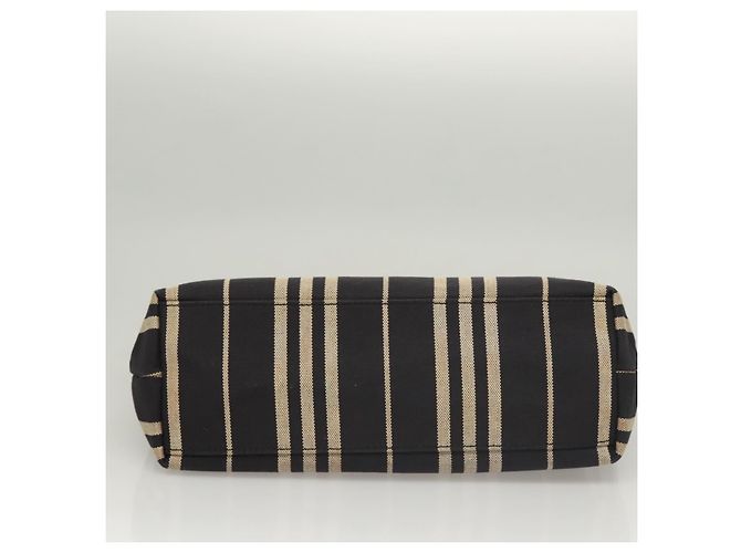 Bolso de Hombro Burberry de Lona Azul Marino Plata Auténtico ti2969 - vista 5