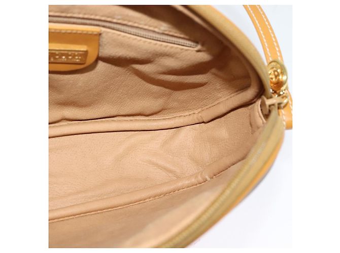 Gucci Borsa a Spalla Micro GG Supreme PVC Marrone Oro 007 084 0094 Auth BA1504 D'oro - vista 20