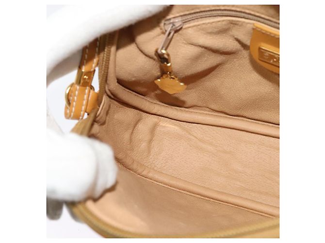 Gucci Borsa a Spalla Micro GG Supreme PVC Marrone Oro 007 084 0094 Auth BA1504 D'oro - vista 21