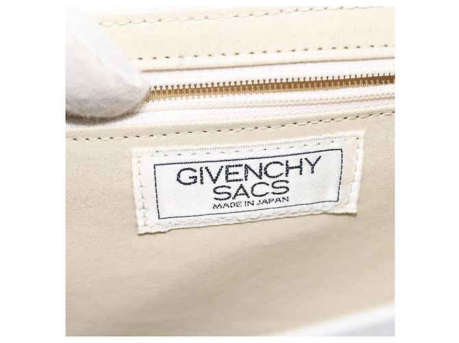 Borsa a Spalla GIVENCHY in Pelle Bianca e Oro Auth BA1138 Bianco D'oro - vista 11
