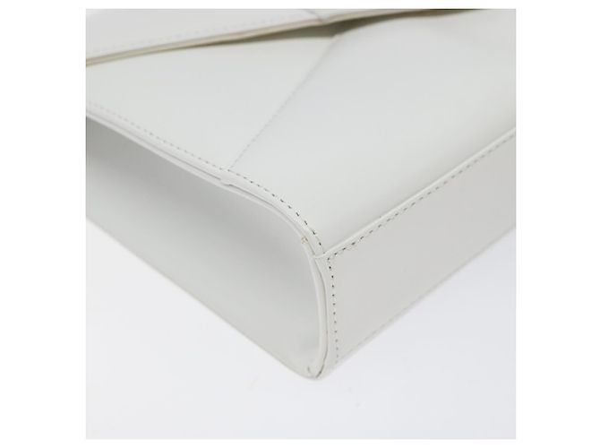 Borsa a Spalla GIVENCHY in Pelle Bianca e Oro Auth BA1138 Bianco D'oro - vista 14