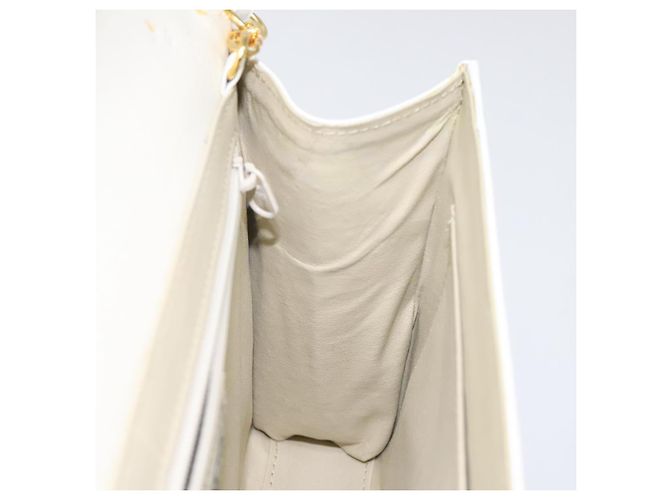 Borsa a Spalla GIVENCHY in Pelle Bianca e Oro Auth BA1138 Bianco D'oro - vista 18