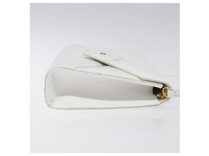 Borsa a Spalla GIVENCHY in Pelle Bianca e Oro Auth BA1138 Bianco D'oro - vista 3