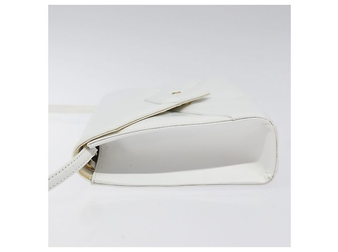 Borsa a Spalla GIVENCHY in Pelle Bianca e Oro Auth BA1138 Bianco D'oro - vista 4