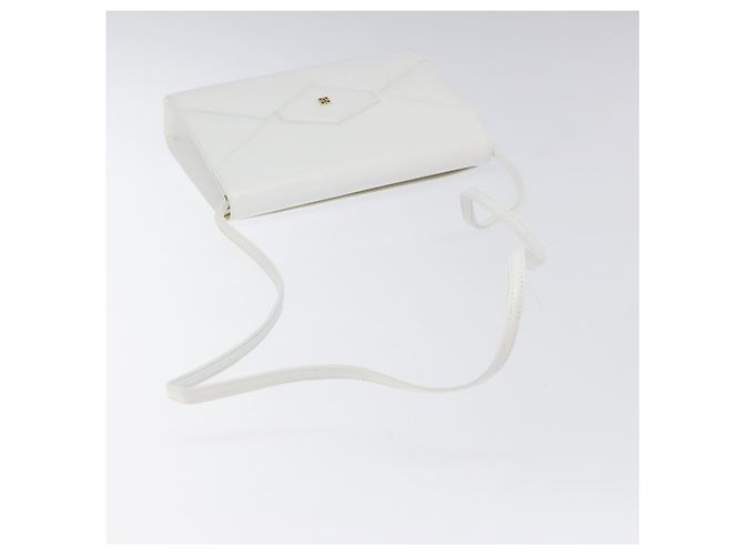 Borsa a Spalla GIVENCHY in Pelle Bianca e Oro Auth BA1138 Bianco D'oro - vista 7