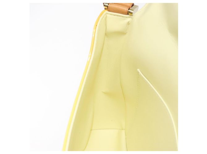 LOUIS VUITTON Borsa Thompson Street Monogram Vernis Gialla M91071 LV Auth bs24506 D'oro - vista 19