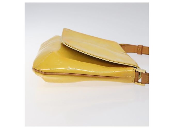 LOUIS VUITTON Borsa Thompson Street Monogram Vernis Gialla M91071 LV Auth bs24506 D'oro - vista 3