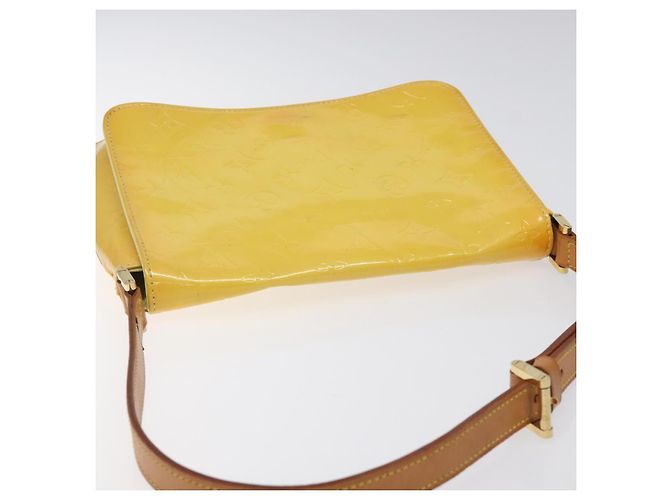 LOUIS VUITTON Borsa Thompson Street Monogram Vernis Gialla M91071 LV Auth bs24506 D'oro - vista 6