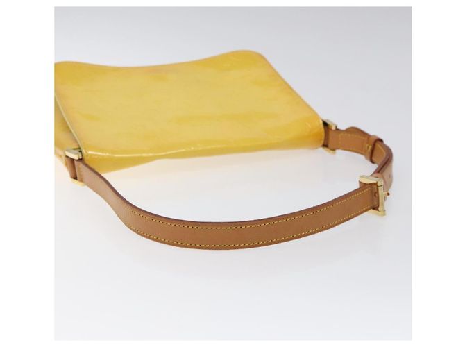 LOUIS VUITTON Borsa Thompson Street Monogram Vernis Gialla M91071 LV Auth bs24506 D'oro - vista 7