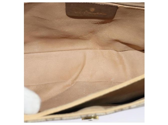 Bolso Gucci GG Supreme Web Sherry Line PVC Beige Oro 904 02 084 Auth BA1032 Dorado - vista 11