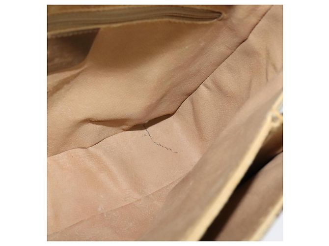 Bolso Gucci GG Supreme Web Sherry Line PVC Beige Oro 904 02 084 Auth BA1032 Dorado - vista 20
