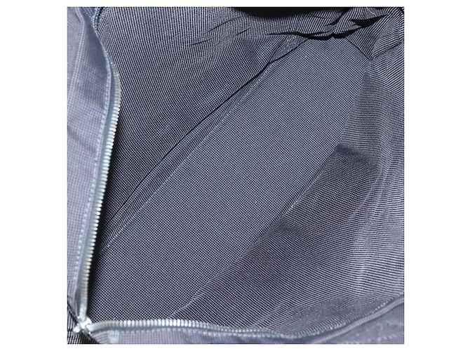 Hermès HERMES Handtasche Her Line MM Canvas Grau Silber Auth th5896 Braun - Ansicht 11