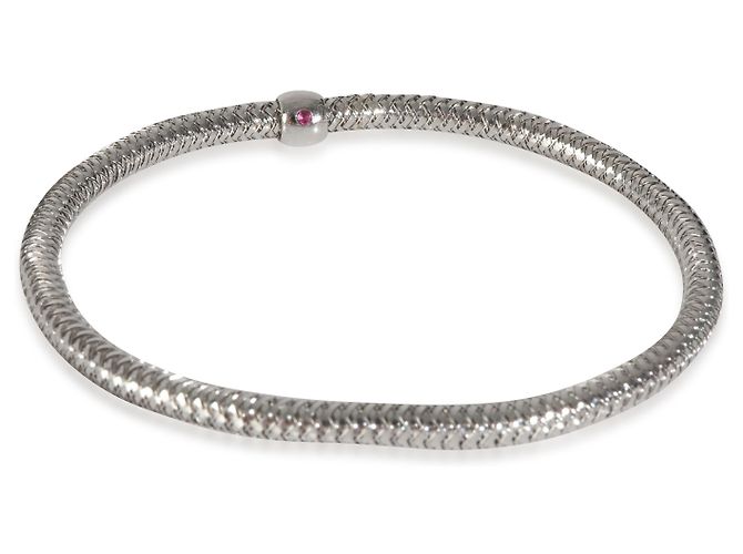 Pulsera flexible Primavera de oro blanco de 3,5 mm de Roberto Coin - vista 2
